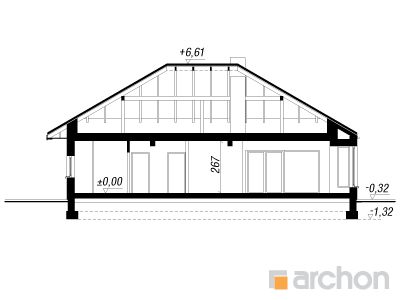 Maja punastes pihlakates (N) lõige